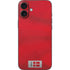 Denmark Soccer Flag iPhone 16 Plus Skin